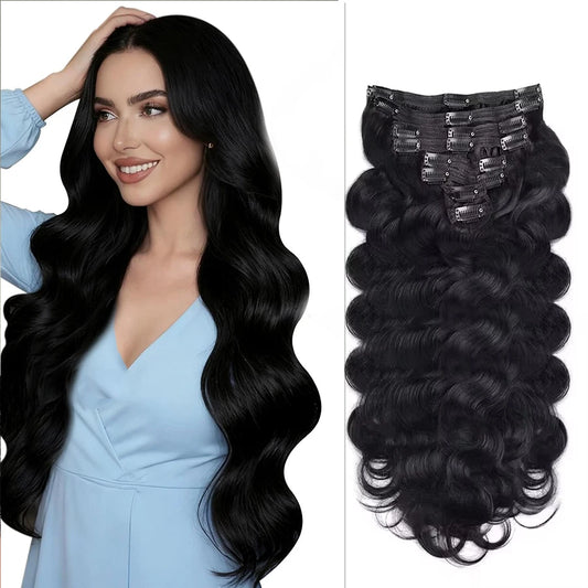 Body Wave Seamless Clip In