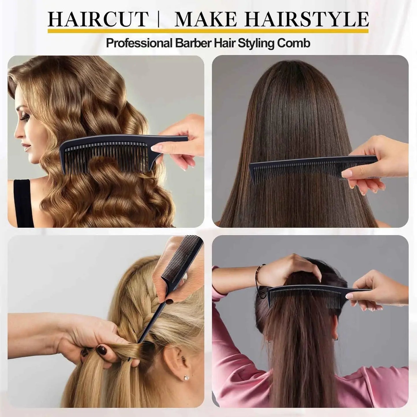 4 Pieces Combs