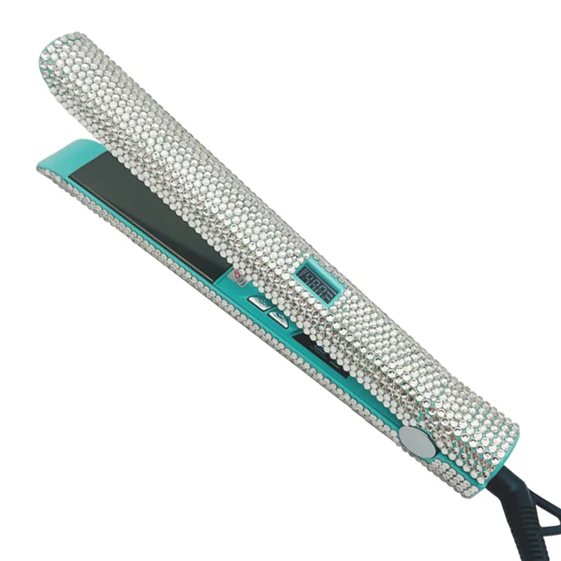 Flat Iron 1 inch Rhinestone