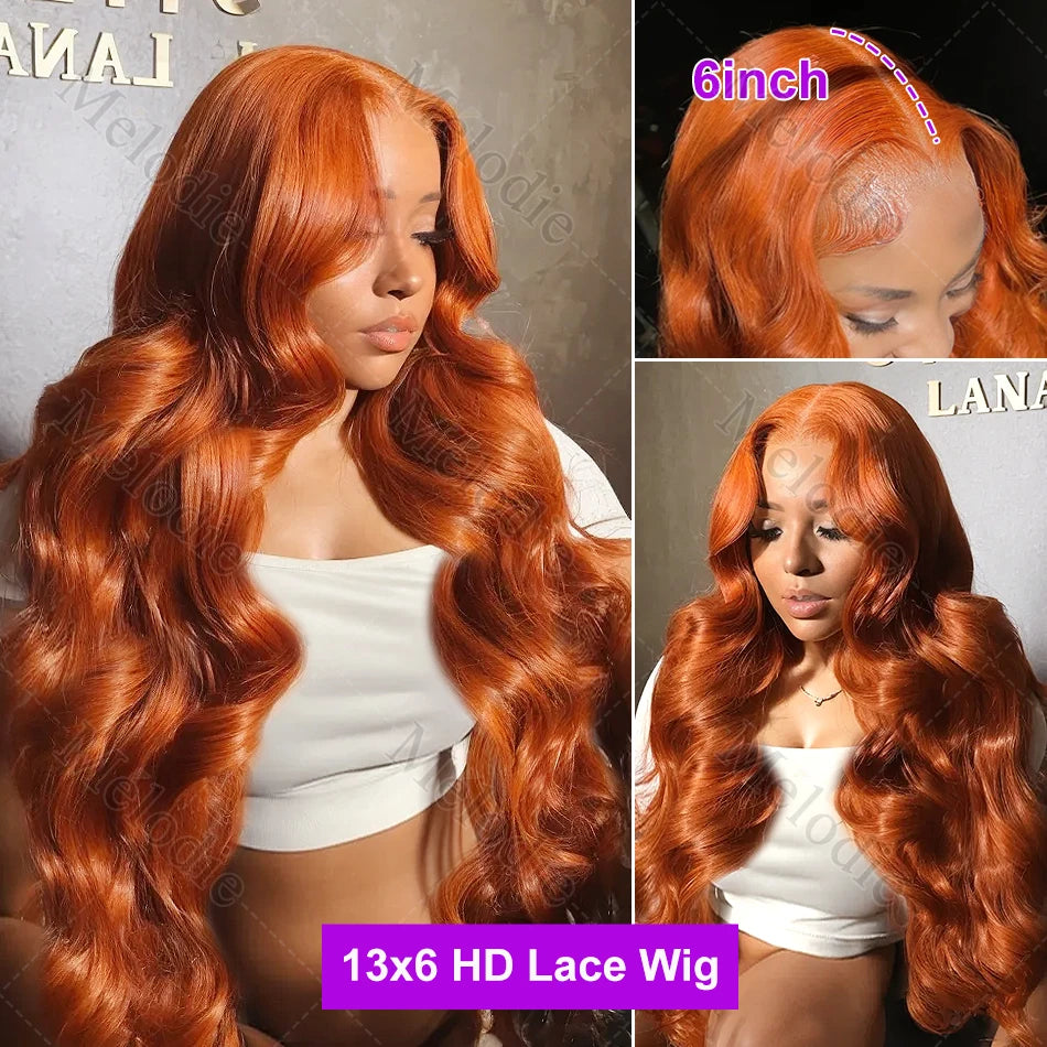 Ginger Water Wave  Wigs