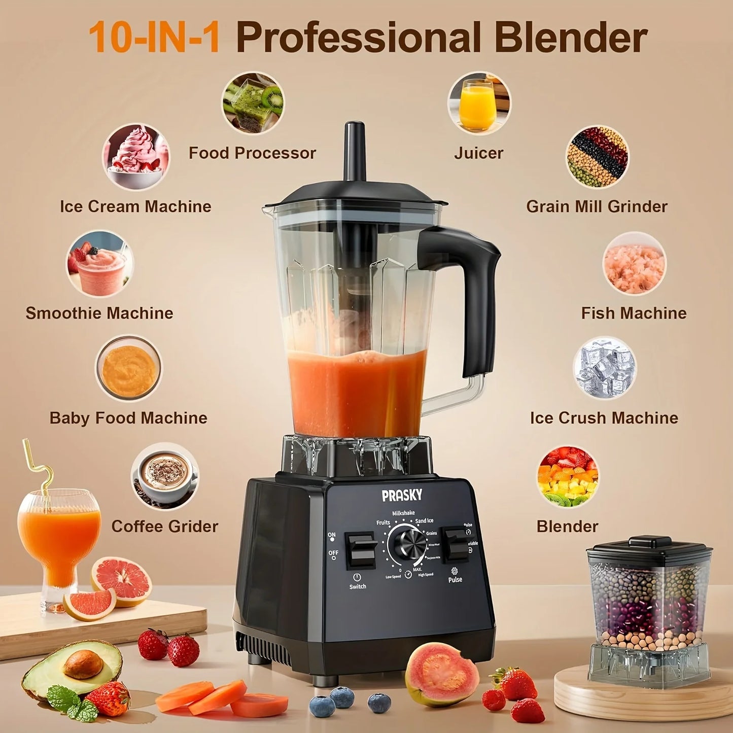 Blender and Grinder Combo