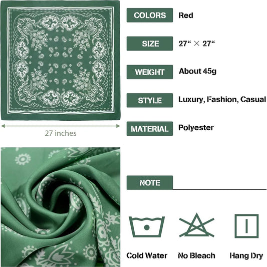 Satin scarf