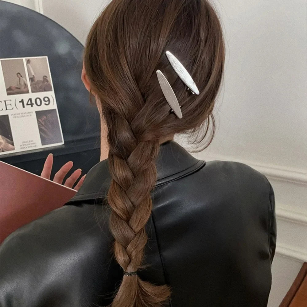 Silver Metal Hairpins