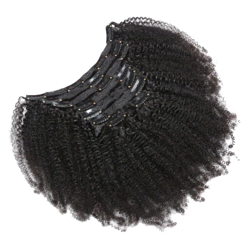 Afro Kinky Curly Clip In Human hair