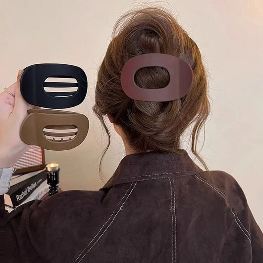 Oval Hair Claw Clip