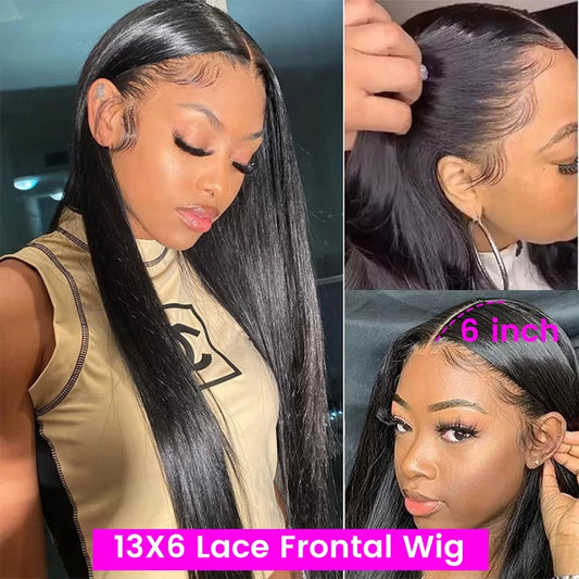 13x6 Hd Lace Frontal Wig Straight Human Hair