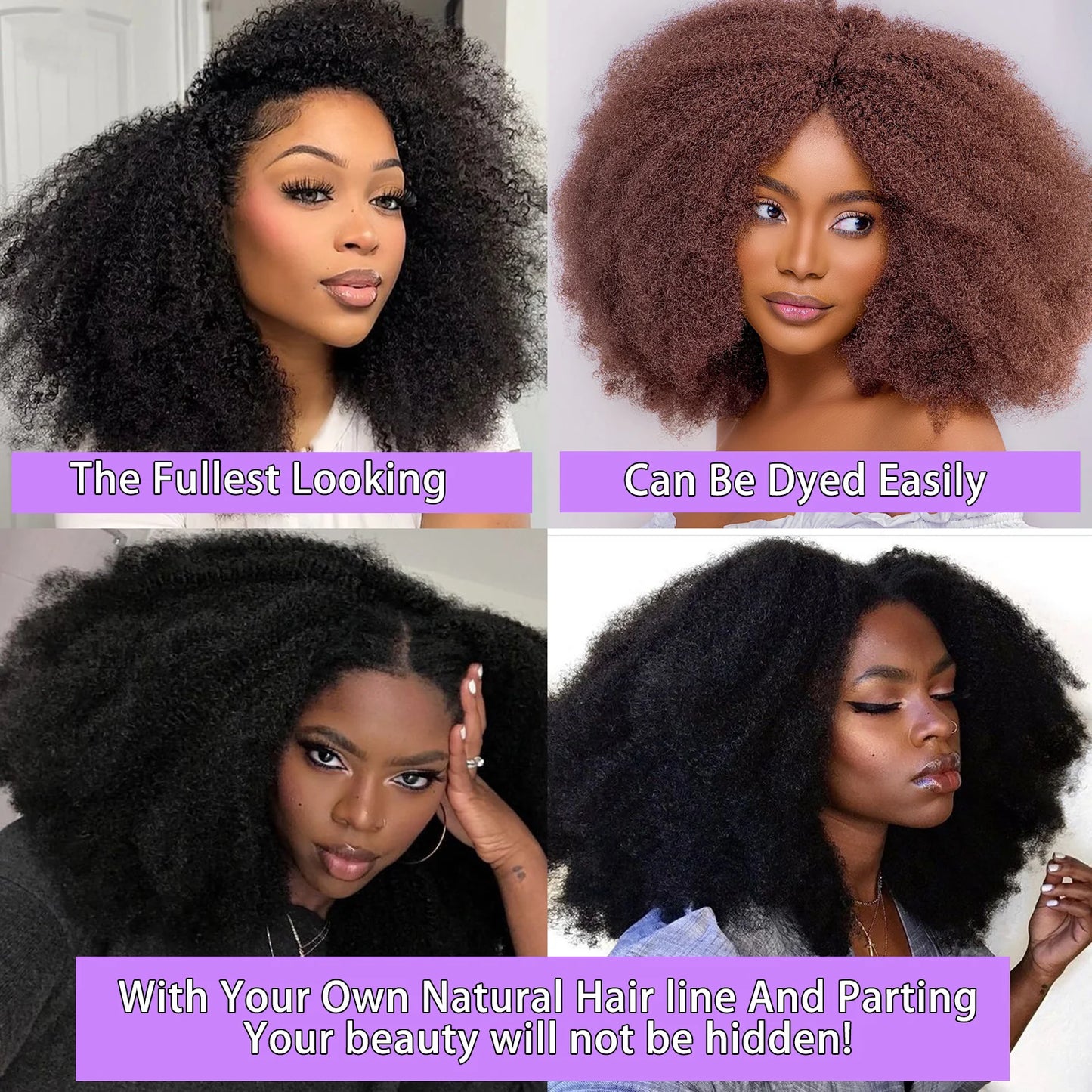 Curly Half Wig