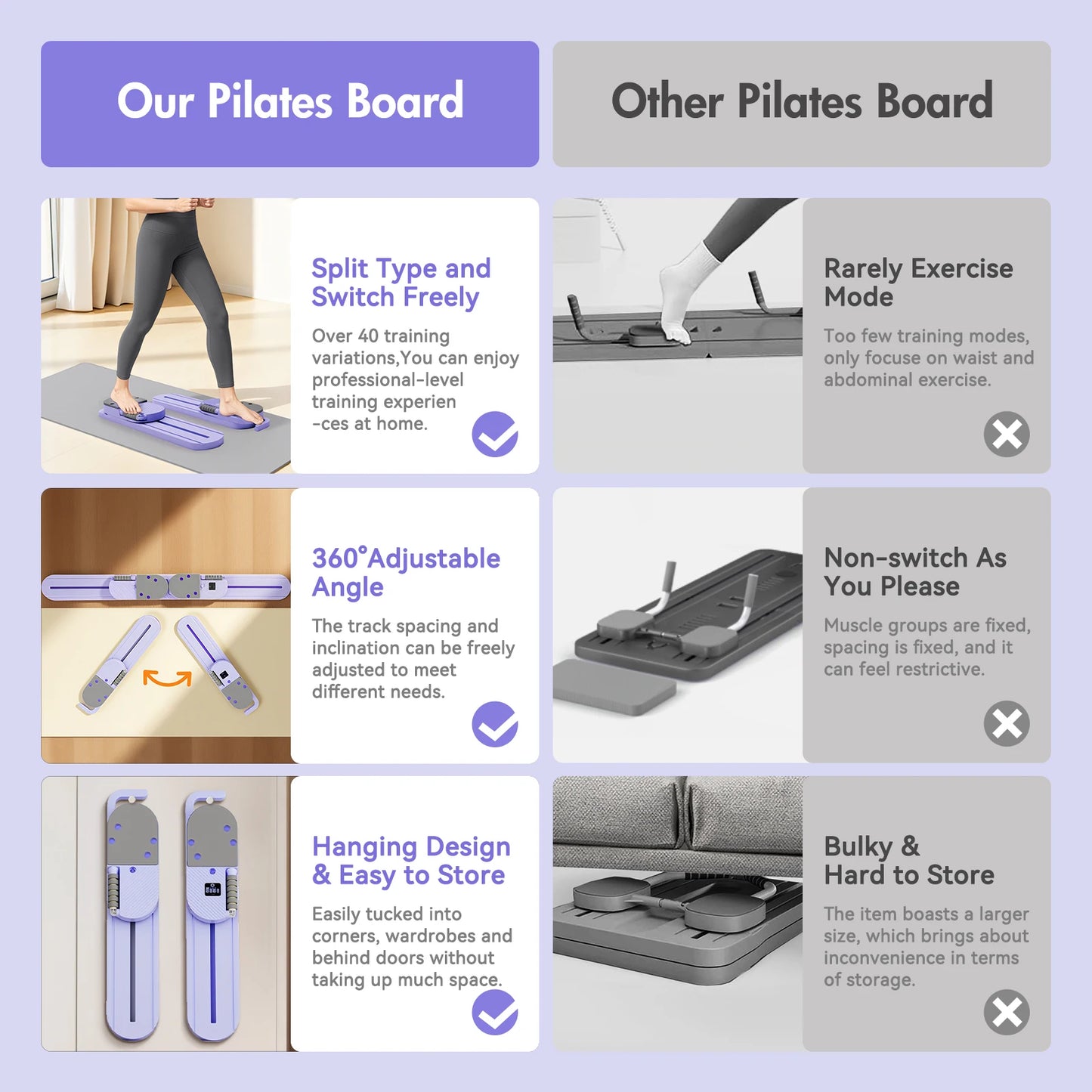 2-in-1 Split Ab Pilates