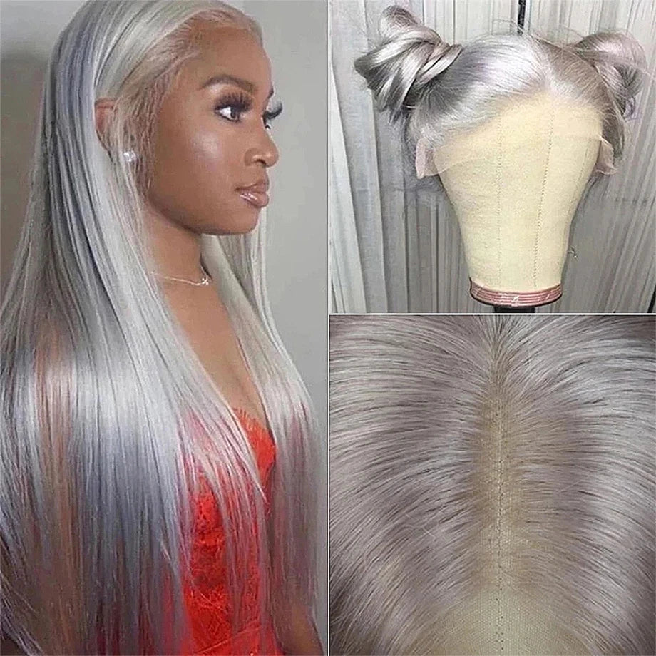 Silver Gray Straight