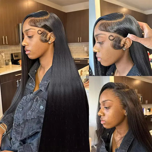 Human Hair Straight Frontal Human Hair