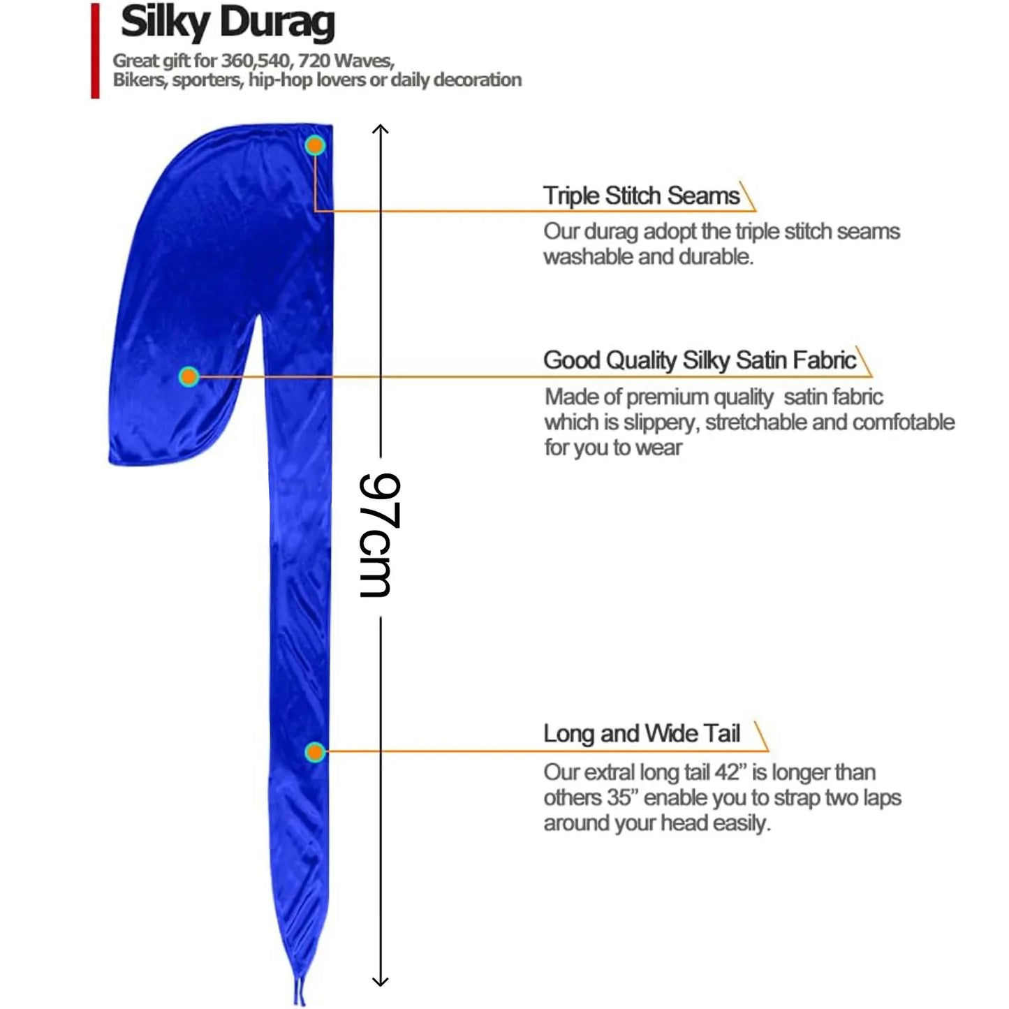 Silky Durag Long