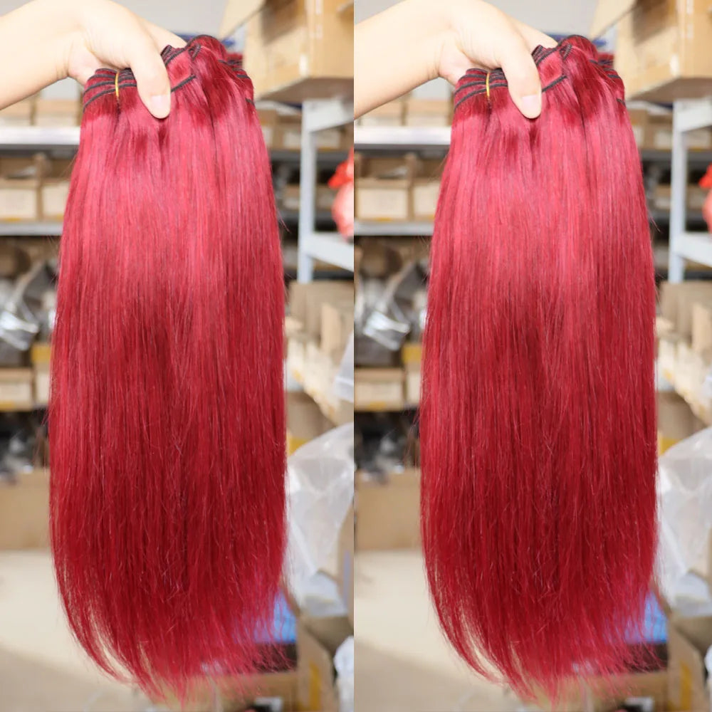 One Bundle Red Ombre