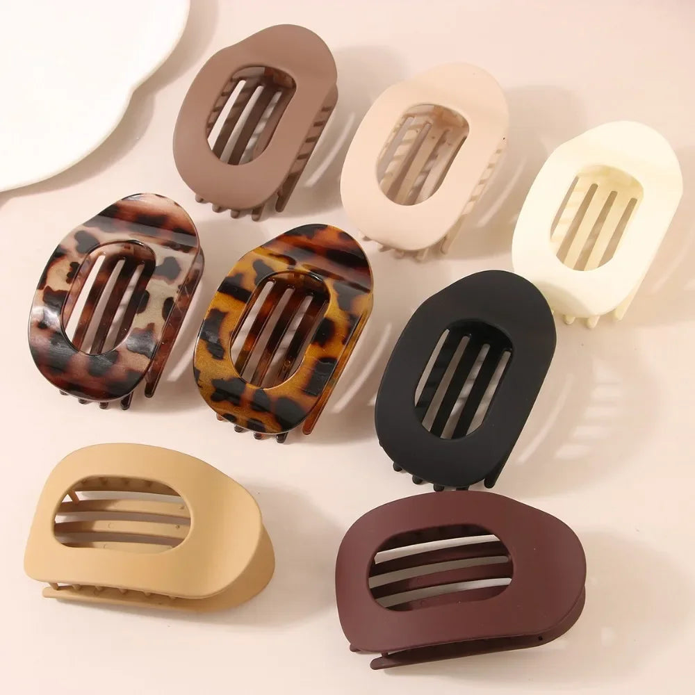 Oval Hair Claw Clip