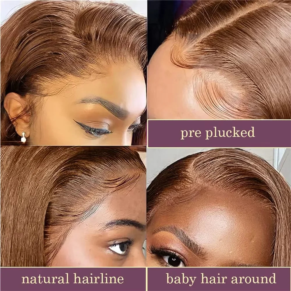 Chocolate Brown Straight Short
