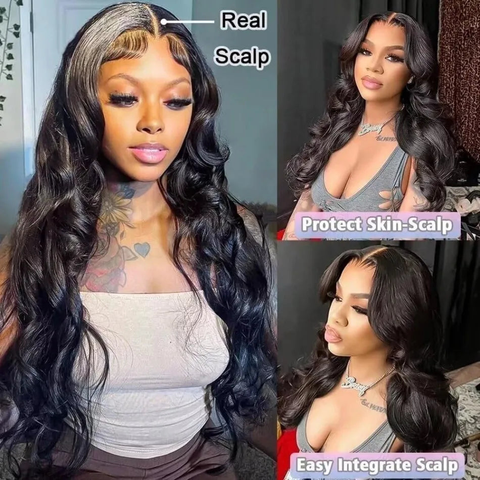 V Part Wigs Human Hair