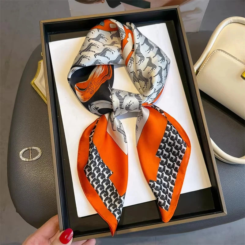 Luxury Silk Shawl Square Scarf