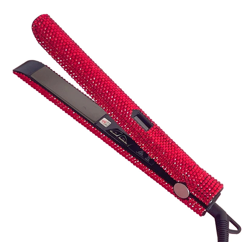 Flat Iron 1 inch Rhinestone
