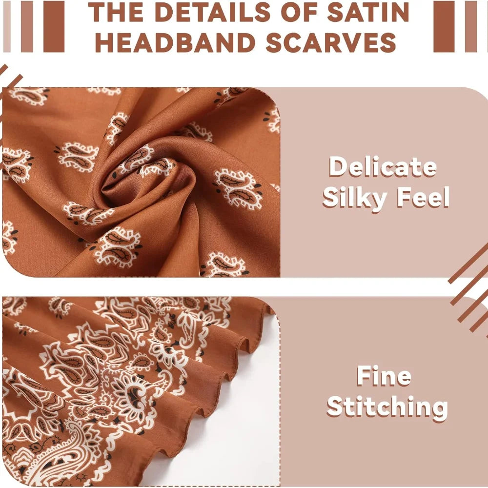 Satin scarf