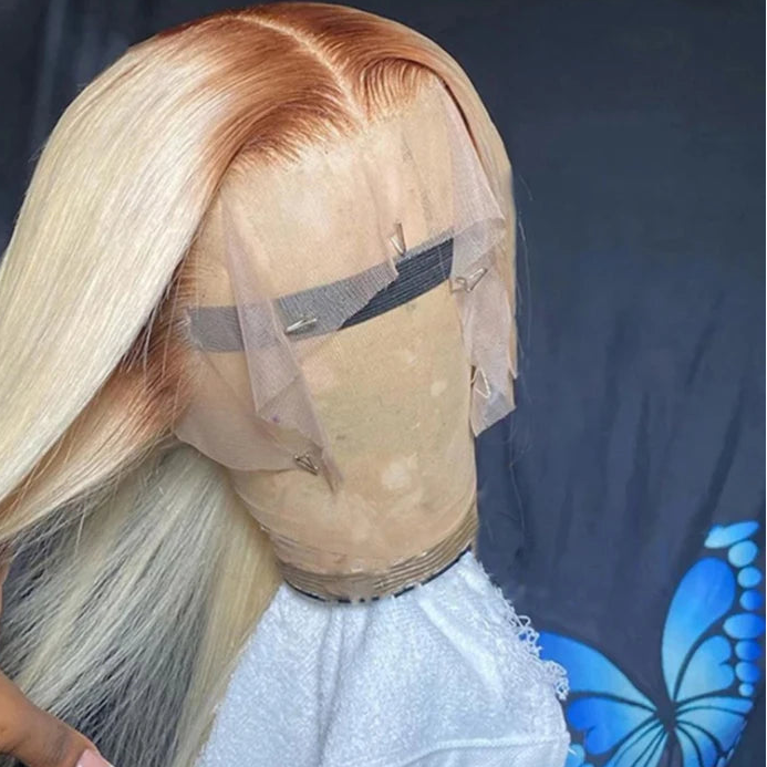 Blonde Colored Human Hair Wig