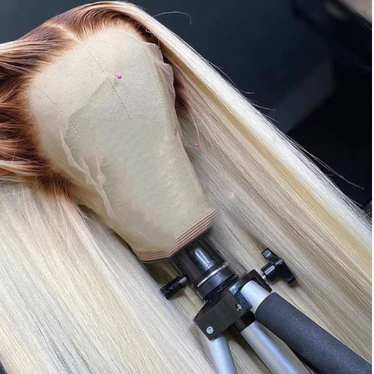 Blonde Colored Human Hair Wig